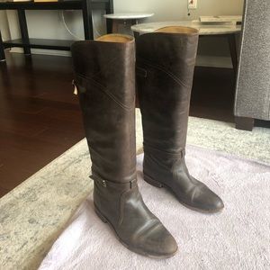 Frye Brown Leather Riding Boot, 8